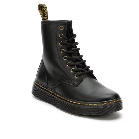 Dr. Martens Zavala Combat Boot Women's 7 Black Doc - Picture 4 of 5
